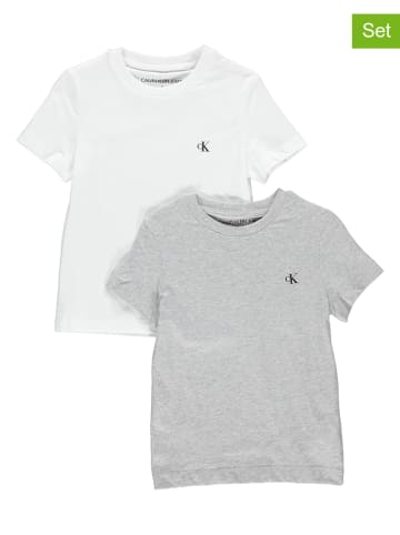 Calvin Klein 2-delige set: shirts wit/grijs