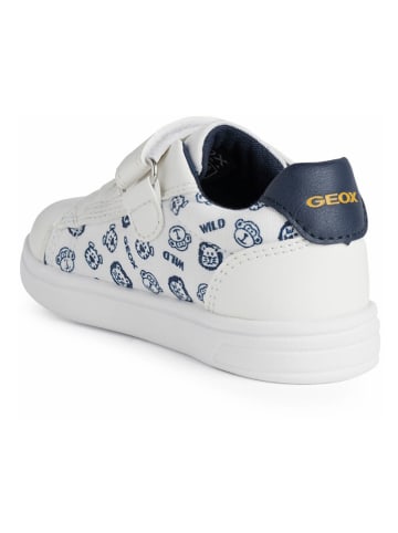 Geox Sneakers "Djrock" in Weiß/ Dunkelblau