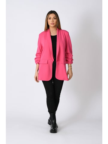 Plus Size Company Blazer "Aline" roze