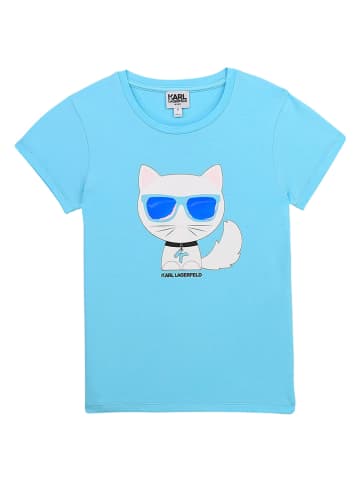 Karl Lagerfeld Kids Shirt lichtblauw
