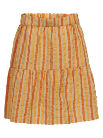 Minymo Spódnica w kolorze żółto-pomarańczowym