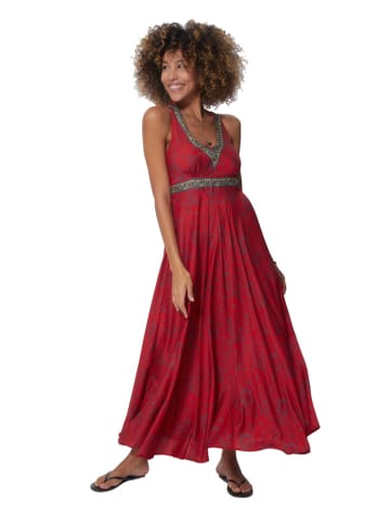 Aller Simplement Sukienka w kolorze czerwono-turkusowym