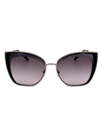 Karl Lagerfeld Dameszonnebril zilverkleurig-zwart-grijs/bruin