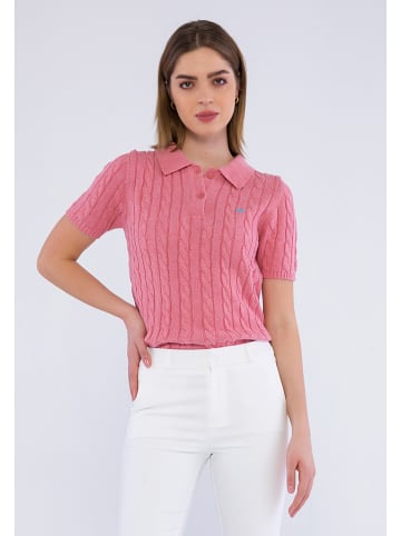 Basics & More Poloshirt in Rosa