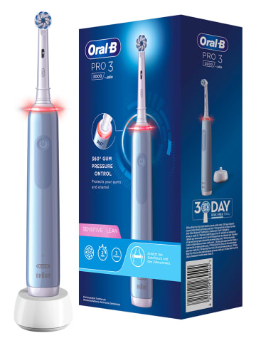 Oral-B Elektrische Zahnbürste "Oral-B Pro 3 3000 Sensitive Clean" in Blau
