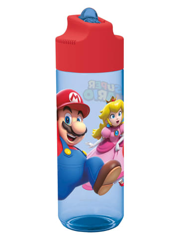 Super Mario Drinkfles "Super Mario" blauw - Ø 7 cm - (H)22 cm