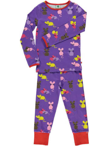 Småfolk Pyjama "Mouse" paars