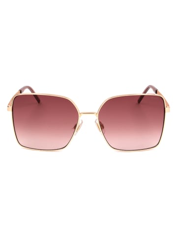 Hugo Boss Damskie okulary przeciwsłoneczne w kolorze złoto-różowym