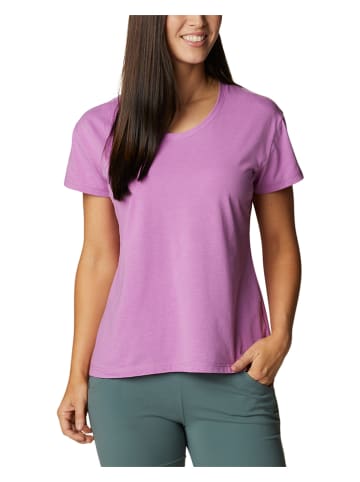 Columbia Koszulka funkcyjna "Sun Trek" w kolorze fioletowym