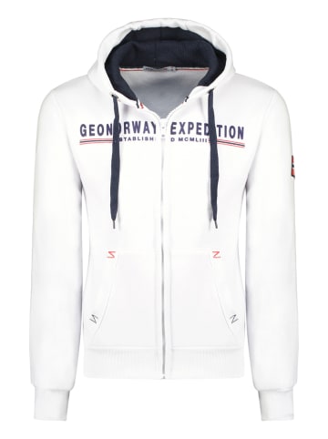 Geographical Norway Sweatvest "Gasille" wit