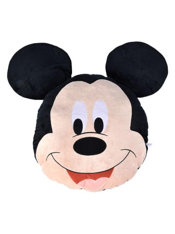Disney Pluszowa poduszka "Mickey" w kolorze czarnym - Ø 50 cm