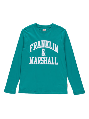 Franklin & Marshall Koszulka w kolorze zielonym
