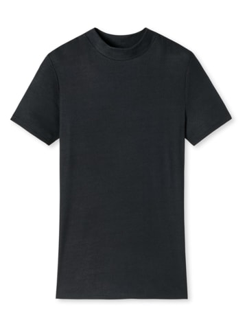 Schiesser Koszulka piżamowa w kolorze czarnym