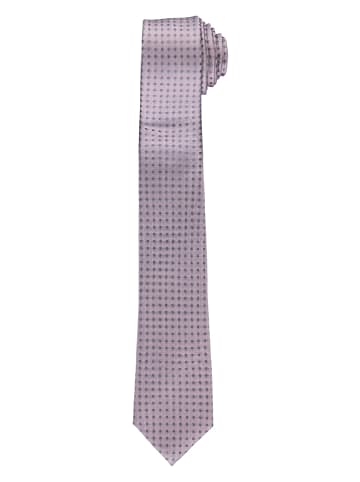 Strellson Jedwabny krawat w kolorze fioletowym