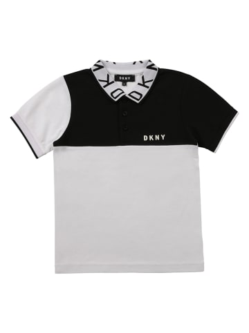 DKNY Poloshirt wit/zwart