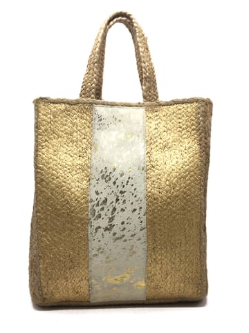 Summer Accessories Shopper bag w kolorze złotym - 34 x 43 cm