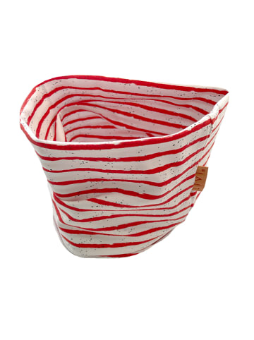 LiVi Colsjaal "Cool stripes red" rood/wit - (L)50 x (B)24 cm