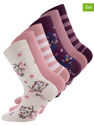 Ewers 6er-Set: Socken in Rosa