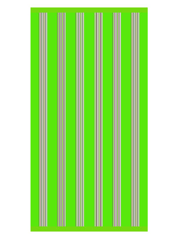 Le Comptoir de la Plage Strandlaken "Milonga" groen - (L)170 x (B)90 cm