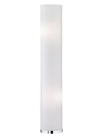 FISCHER & HONSEL Lampa stojąca "Thor" w kolorze białym - wys. 156 x Ø 19 cm