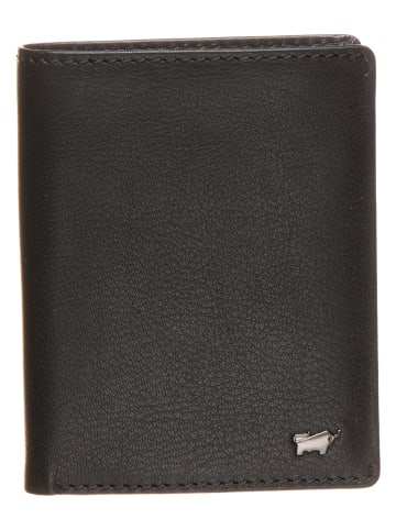 Braun Büffel Leren portemonnee zwart - (B)12,5 x (H)10 x (D)2 cm