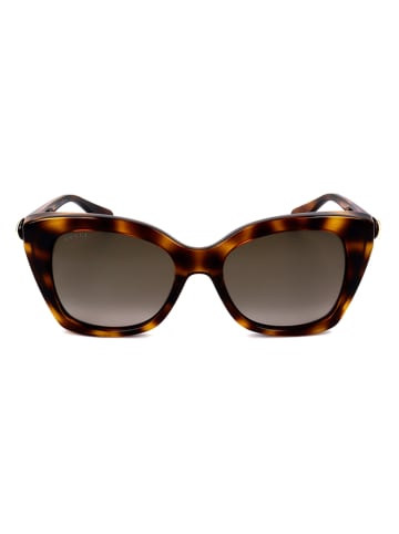 Gucci Damen-Sonnenbrille in Braun