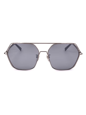 MCM Damen-Sonnenbrille in Silber/ Blau