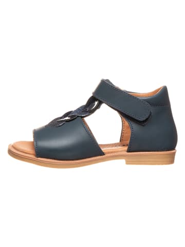 Kmins Leren sandalen donkerblauw