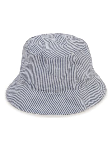 Carrément beau Omkeerbare hoed blauw/wit