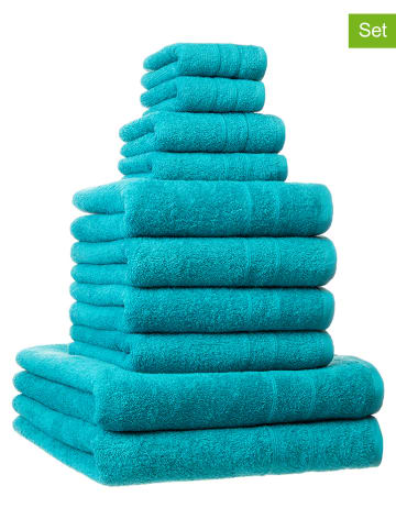 Avance Ręczniki (10 szt.) w kolorze turkusowym