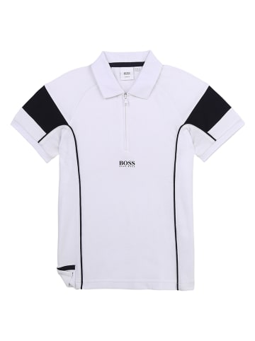 Hugo Boss Kids Koszulka polo w kolorze białym
