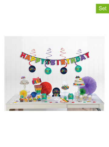 Amscan 17-delige decoratieset "Birthday" meerkleurig