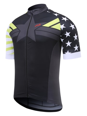 Protective Koszulka kolarska "P-Meteor" w kolorze czarnym ze wzorem
