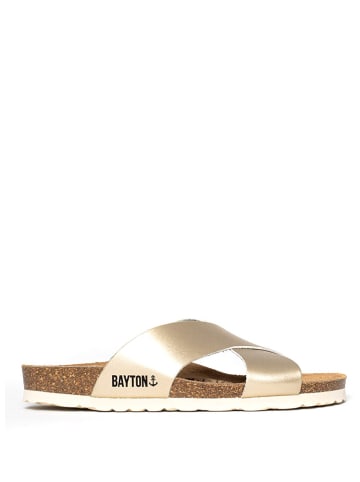 BAYTON Slippers "Gomera" goudkleurig