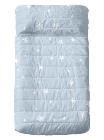 Mr. Fox Bedsprei "Little Star" lichtblauw - (L)130 x (B)100 cm