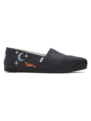 TOMS Instappers "Alpargata" donkerblauw