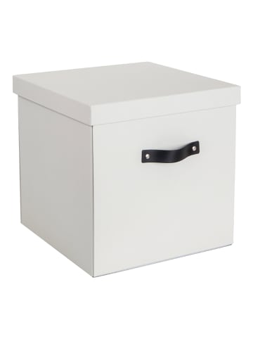 BigsoBox Pudełko "Logan" w kolorze beżowym - 31,5 x 31 x 31,5 cm