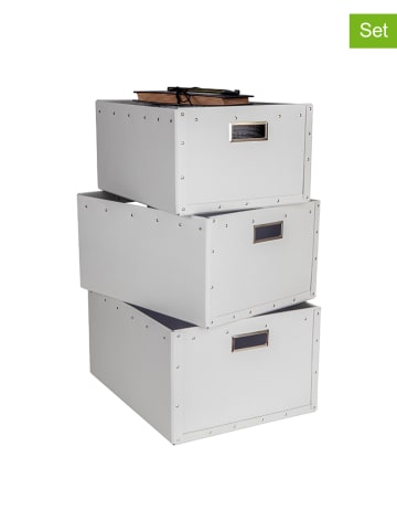 BigsoBox 3-delige set: opbergboxen "Ture" beige