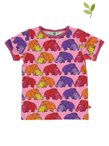 Småfolk Koszulka "Elephant" w kolorze jasnoróżowym
