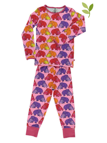 Småfolk Piżama "Elephant" w kolorze jasnoróżowym