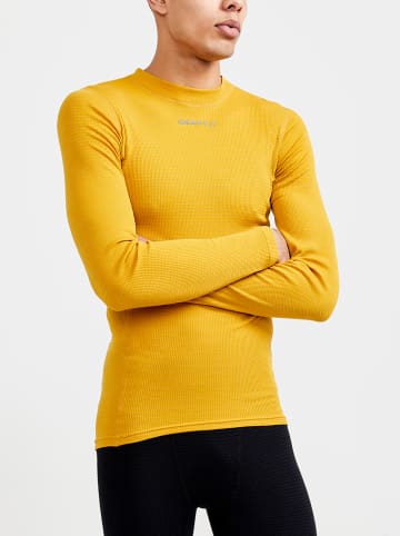 Craft Koszulka funkcyjna "Pro Wool Extreme" w kolorze żółtym