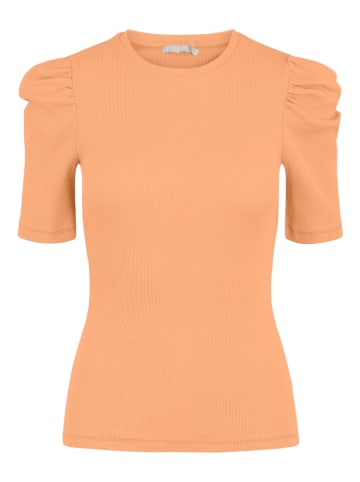Pieces Koszulka "Pcanna" w kolorze pomarańczowym
