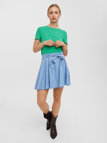 Vero Moda Spódnica "Liliana" w kolorze błękitnym