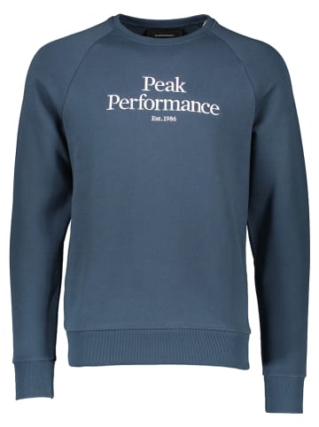 Peak Performance Sweatshirt in Dunkelblau