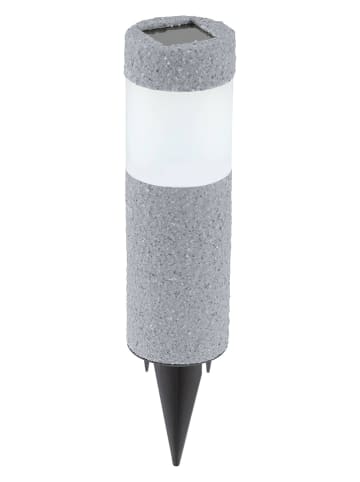 EGLO Ogrodowa lampa solarna LED w kolorze szarym - wys. 21 cm