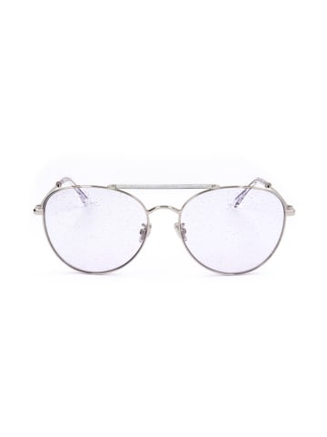 Jimmy Choo Damskie okulary przeciwsłoneczne w kolorze srebrno-fioletowym