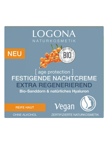 Logona Nachtcreme  "Age protection - Extra regenerierend", 50 ml