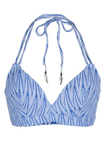 Linga Dore Bikinitop blauw/wit