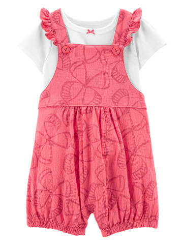 Carter's 2-delige outfit roze/wit
