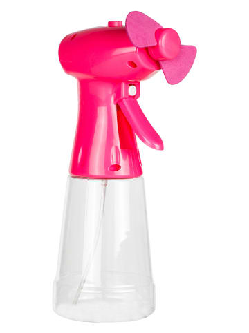 Profiline Mini-ventilator met spray-functie roze - (B)10 x (H)8 x (D)21,5 cm